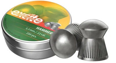 Puli pnevmaticheskie H&N Excite Hammer k.5.5mm 0,98g (250sht)