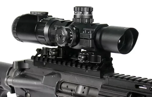 Прицел LEAPERS Accushot Tactical 1-4.5X28, 30мм, Circle Dot,, подсв.IE36