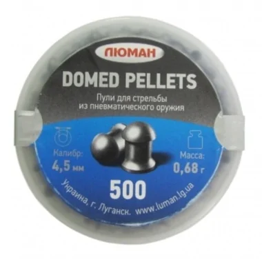 Пуля пневматическая Люман Domed 0,68г. к.4,5мм (500 шт.)